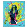 Marvel She Hulk Pure She Hulk Silk Touch Throw Blanket 50x60 Inches - 3 of 4