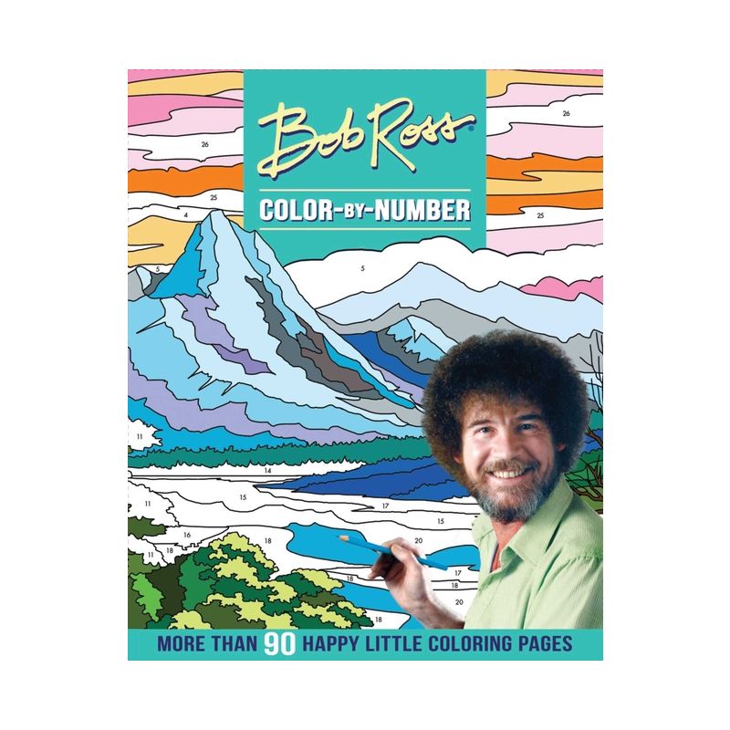 Bob Ross Color-By-Number - by  Editors of Thunder Bay Press (Paperback), 1 of 2