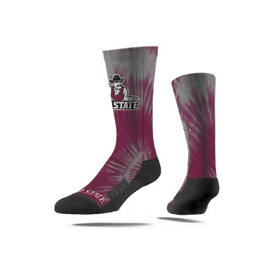 NCAA New Mexico State Aggies Tie-Dye Adult Crew Socks - M/L