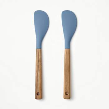 Zulay Kitchen Silicone Spatula Set with Durable Stainless Steel Core - Aqua  Sky, 4 - Dillons Food Stores