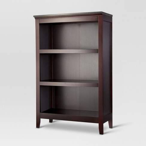 Carson 48" 3 Shelf Bookcase - Espresso - Threshold™ : Target