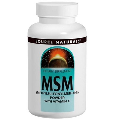 MSM Powder by Source Naturals, Inc.  -  4 oz Powder
