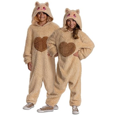 Disguise Kids' Mumu Monster Deluxe Hooded Costume Jumpsuit Sand One Size 8+