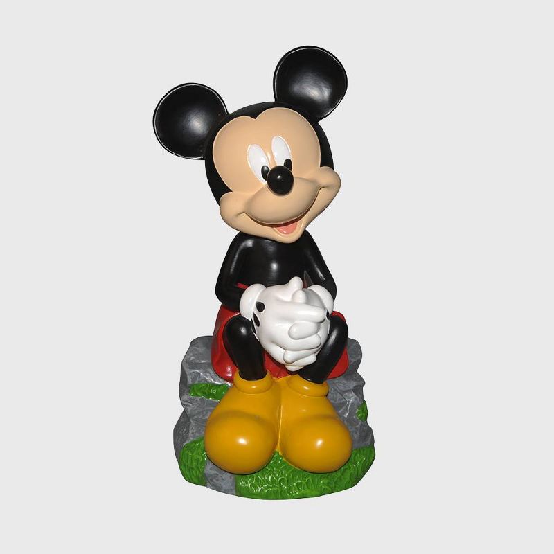 Disney 12" Mickey Mouse Sitting Resin Statue, 1 of 8