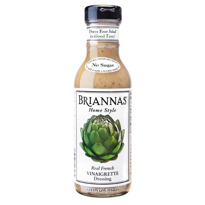 Briannas Home Style Real French Vinaigrette Dressing - 12fl oz