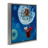 Stupell Industries Dandelion Hot Air Balloon Mouse Floating Frame Canvas Art - 2 of 4