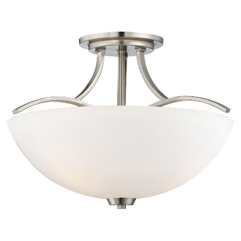 Minka Lavery 4962 3 Light 16 5 Wide Semi Flush Ceiling Fixture In