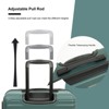 Wooakway 3 Piece Luggage Sets ABS Lightweight Suitcase with Two Hooks Spinner Wheels TSA Lock - 3 of 4