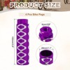 Unique Bargains Aluminum Alloy Anti-Skid BMX Mountain Cycling Fit 3/8 Inch Axles Rear Stunt Bike Pegs 4 Pcs - 2 of 3