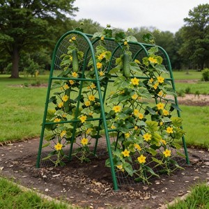 LinTimes Fruit & Vine Stand 4-Foot Garden Arch Trellis Sturdy Metal  Weatherproof U-Shape for Raised Beds Small Gardens Vertical Growth Plant  Support : Target