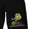 Over The Garden Wall Greg's Frog Adult Black Sleep Pajama Shorts - 2 of 4