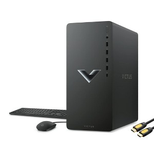 Refurbished: HP Victus 15L Gaming Desktop, Intel i7-14700F, 16GB, 1TB + 1TB, Windows 11 - Manufacturer Refurbished - 1 of 4