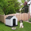 BestMassage Dog House Indoor & Outdoor Kennel with Weatherproof Puppy Shelter Pet Crate - 2 of 4