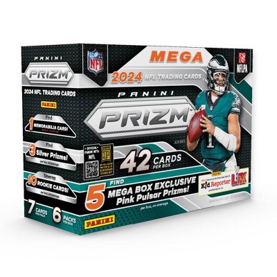 2024 Panini NFL Prizm Football Trading Card Mega Box