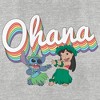 Women's Lilo & Stitch Rainbow Ohana Hula Dance T-Shirt - image 2 of 4