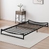 Homhougo Low Profile Queen Bed Frame, 6 Inch Heavy Duty Metal Queen Size Platform Bed Frame, Mattress Foundation with Steel Slat Support, Black - 4 of 4