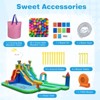 Tangkula Inflatable Water Park w/Climbing Wall Basketball Rim Splash Pool 750W Blower - 4 of 4