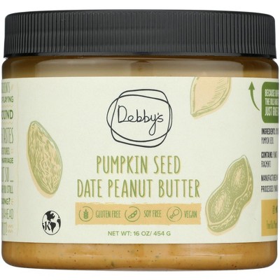 Debby's Date Peanut Butter Pumpkin Seed- Case of 6 - 16oz