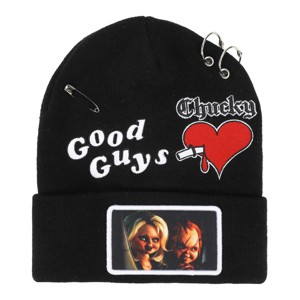 Chucky Good Guys Embroidered Acrylic Black Beanie - 1 of 4