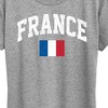 Women's - Instant Message - France Flag Short Sleeve Graphic T-Shirt - 2 of 4