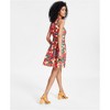 Tommy Hilfiger Womens Lemon Floral Print Scuba Fit & Flare Dress - 2 of 2