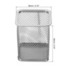 Unique Bargains Metal Large Capacity Square Desk Accessories Mesh Pen Holders 2 Pcs - 2 of 4