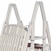 Vinyl Works GE Deluxe Adjustable A Frame Above Ground Pool Ladder w/ Gate, White - 4 of 4