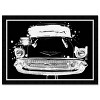 19" x 13" Vintage Car Noir Transportation Framed Wall Art Black - Hatcher and Ethan - 3 of 4
