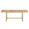 Resenkos Dining Table, Kitchen Table,Wood Dining Table, 63" Farmhouse Kitchen Dinner Table for 6 People,Brown - 3 of 3