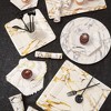 Silver Spoons Disposable Napkins for Events, Marble Napkins, 18 PC - 2 of 2