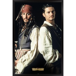 Trends International Disney Pirates of the Caribbean: The Curse of the Black Pearl Framed Wall Poster Prints - 1 of 4