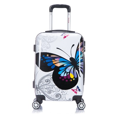 butterfly luggage