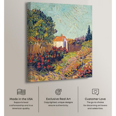 Vincent Van Gogh Landscape Canvas Wall Art, 16" x 20"