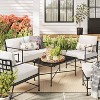 Midway Metal Patio Loveseat - Black - Threshold™ designed with Studio McGee - image 2 of 4