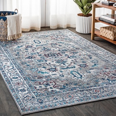 Modern Persian Vintage Medallion Runner Rug - JONATHAN Y