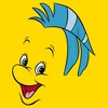 Boy's The Little Mermaid Flounder Face T-Shirt - 2 of 3