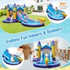 Costway Inflatable Water Slide with Slide Splash Pool (Without Blower/Whith 680/735W Blower) - 4 of 4