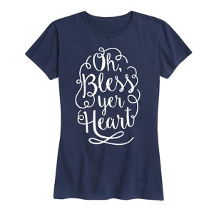 Women's - Country Casuals - Oh Bless Yer Heart Short Sleeve Graphic T-Shirt - 1 of 4
