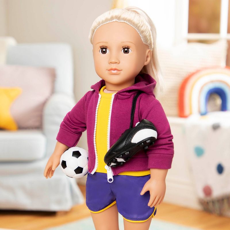 Our Generation Soccer Outfit for 18" Dolls - Team Player, 3 of 8