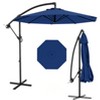 10 FT Cantilever Umbrella, Outdoor Offset Patio Umbrella with Easy Tilt Adjustment, 8 Ribs, UV Protection for Backyard, Lawn, Garden - 3 of 4