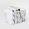 Wave Medium Storage Bin White - Brightroom™