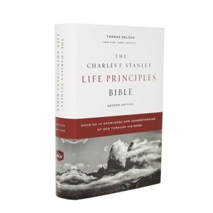 Nkjv, Charles F. Stanley Life Principles Bible, 2nd Edition, Hardcover, Comfort Print - by  Thomas Nelson - 1 of 1