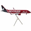 Embraer ERJ-175 Commercial Aircraft "Alaska Airlines" Red w/Gray "Gemini 200" Series 1/200 Diecast Model Airplane by GeminiJets - 3 of 3