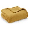 Bedsure Flannel Blanket – Solid Color Plush Throw, Ultra Soft and Fuzzy, 300GSM Lightweight Cozy Blanket for Bed or Sofa - 2 of 4