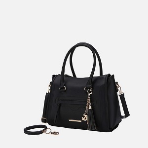 MKF Collection Valeria Vegan Leather Women's Satchel Bag with Keyring by Mia K - 1 of 4