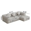 MAYEERTY 103" Modular Sectional - Right Recliner, Free Combo - Apartment Friendly - 4 of 4
