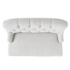 Sapphtopaz 44.25" Loveseat Sofa with Tufted Backrest Modern Upholstered Couch with Wood Legs Soft Small Couch for Living Room,Apartment,Bedroom - 4 of 4