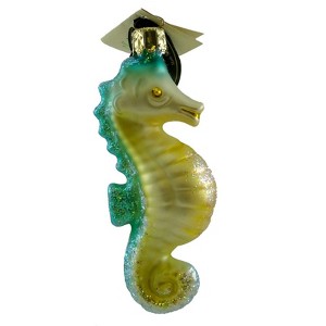 Tannenbaum Treasures Holiday Ornament Seahorse With Glitter We868n - 1 of 2