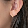 Girls' Timeless 14k Yellow Gold Hoop Earrings - 7mm - In Season Jewelry - 3 of 3