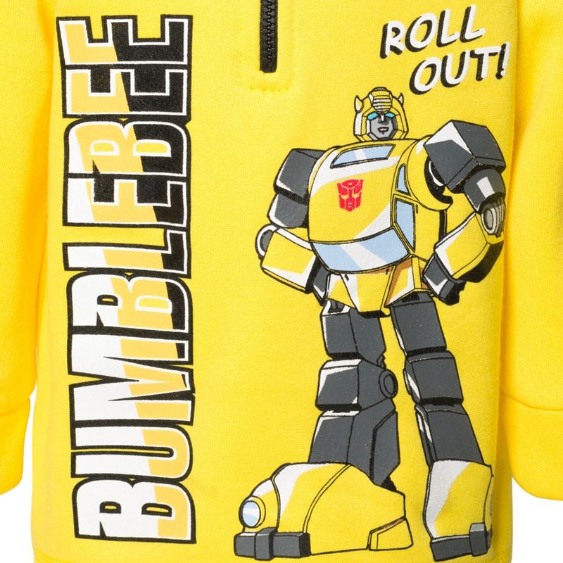 Transformers Optimus Prime Bumblebee Megatron Fleece Pullover Hoodie Little Kid to Big Kid, 3 of 6